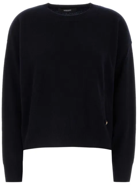 Versace logo-plaque sweater