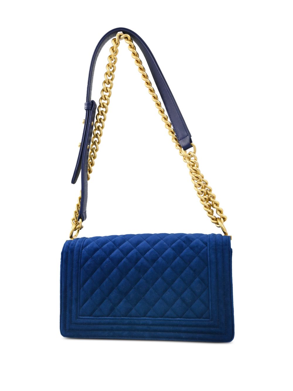 CHANEL Pre-Owned 2020 medium Boy Chanel schoudertas - Blauw