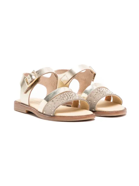 ANDANINES crystal-embellished sandals