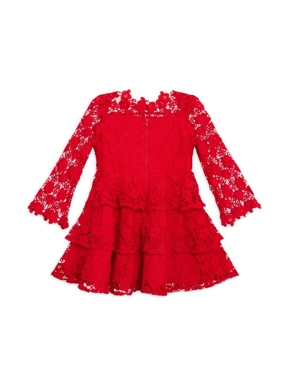 MARLO Guipure Lace dress - Rood