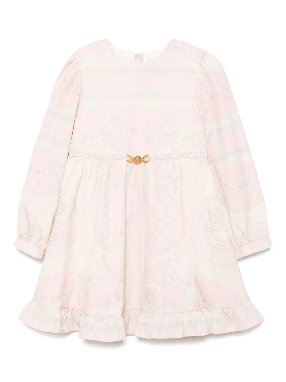 Versace Kids Jurk met print Roze