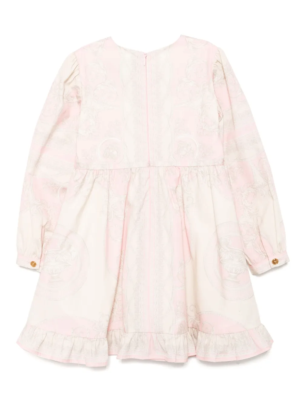Versace Kids Jurk met print Roze