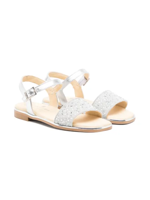 ANDANINES crystal-embellished sandals
