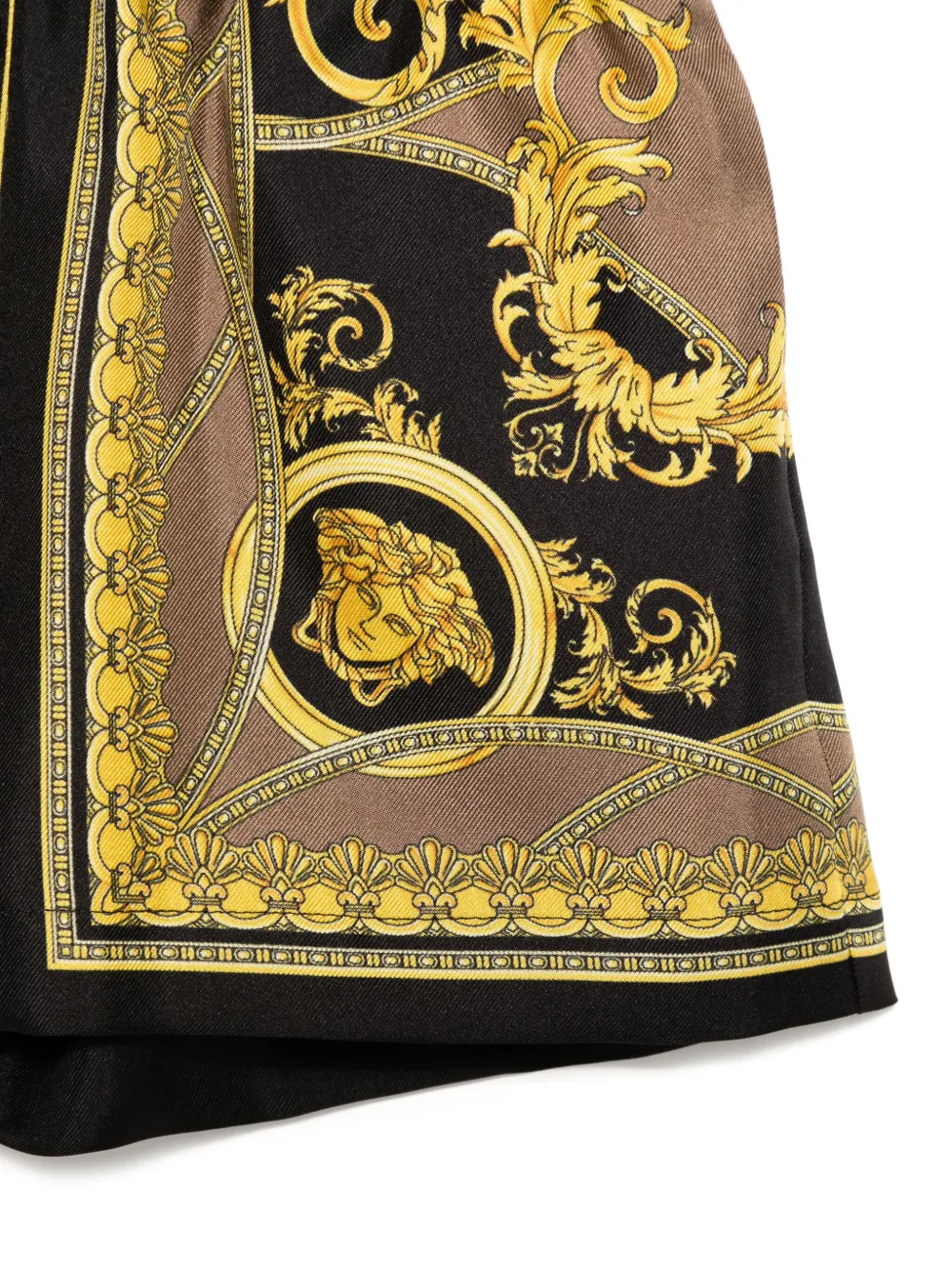 Versace Kids Barocco shorts Zwart