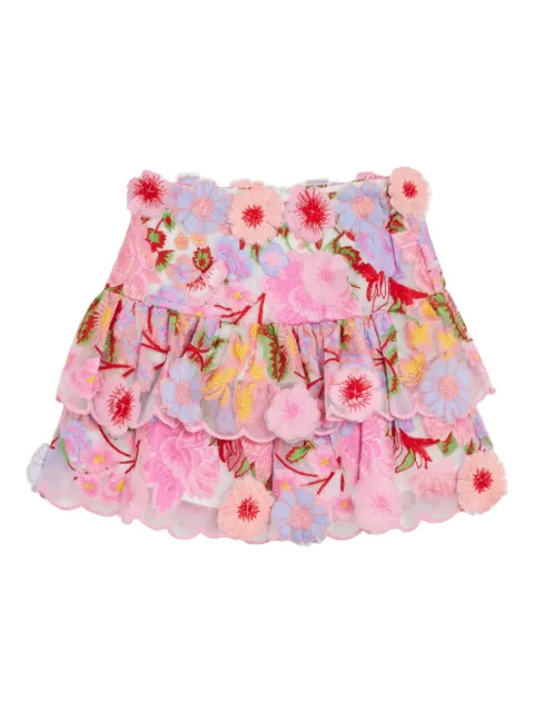 MARLO falda con aplique floral