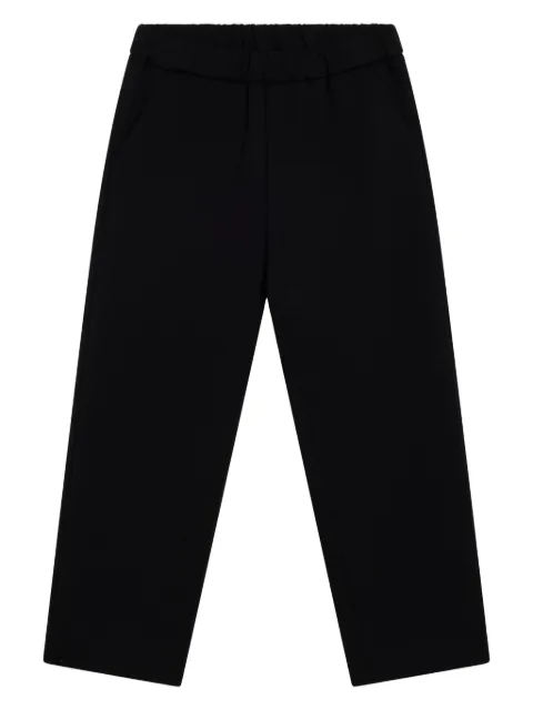 Versace Kids logo-patch trousers
