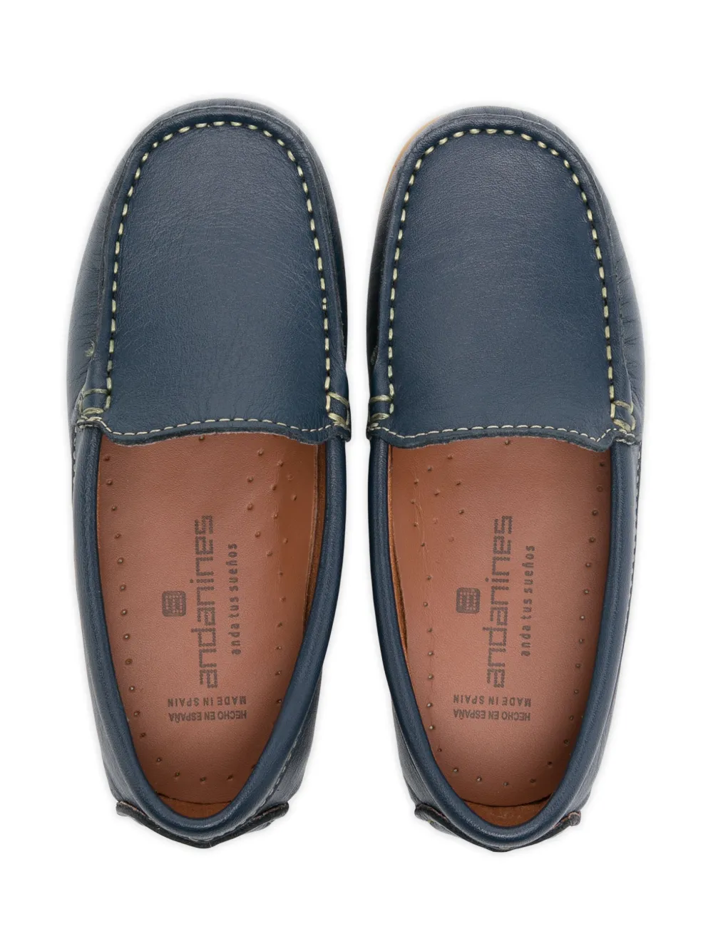 ANDANINES leather loafers Blue