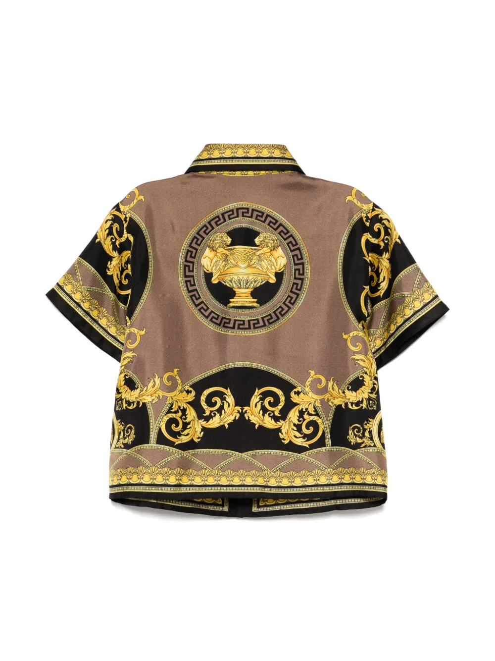 Versace Kids Barocco shirt - Zwart