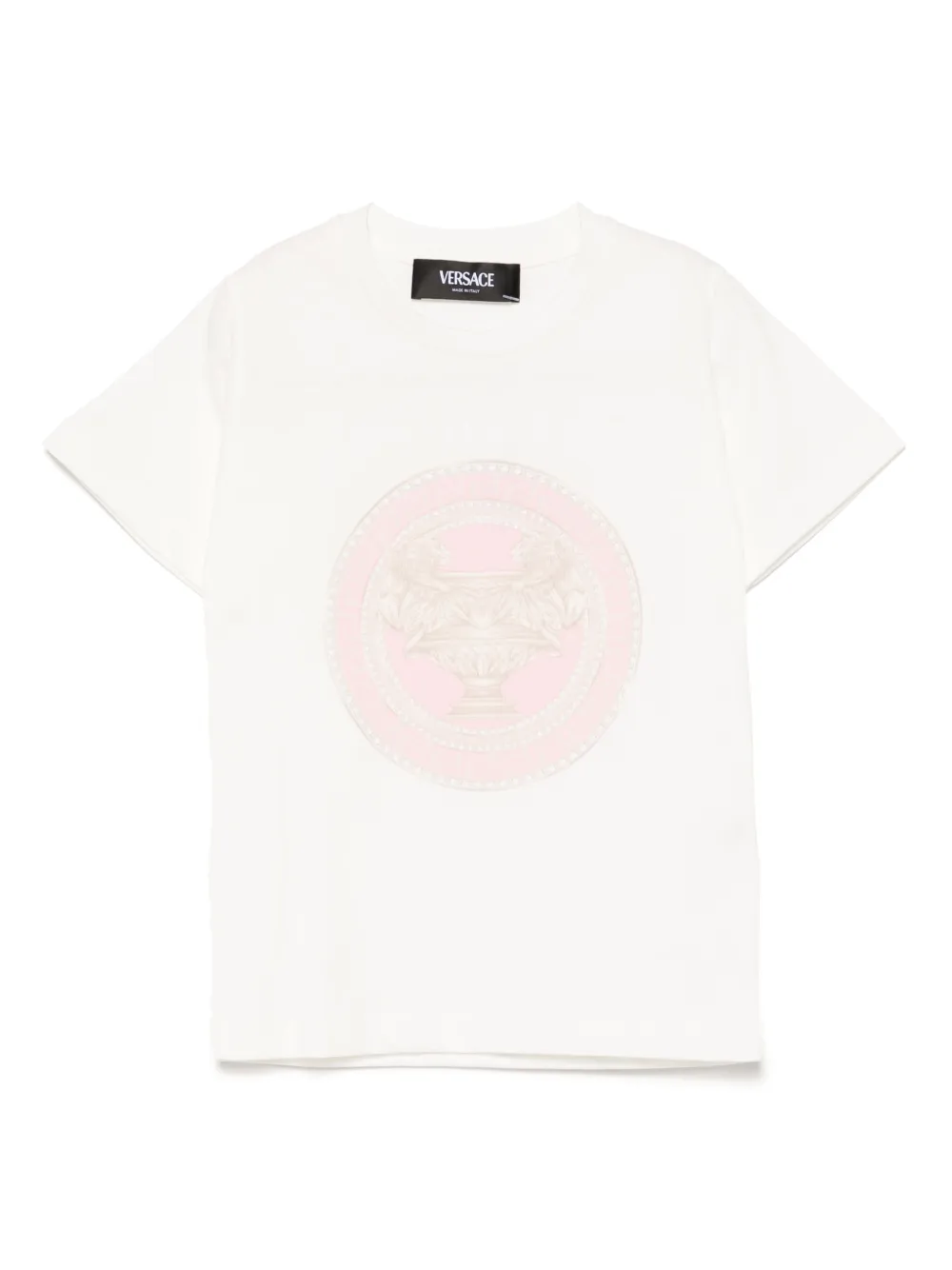 Versace Logo-printed T-shirt In White