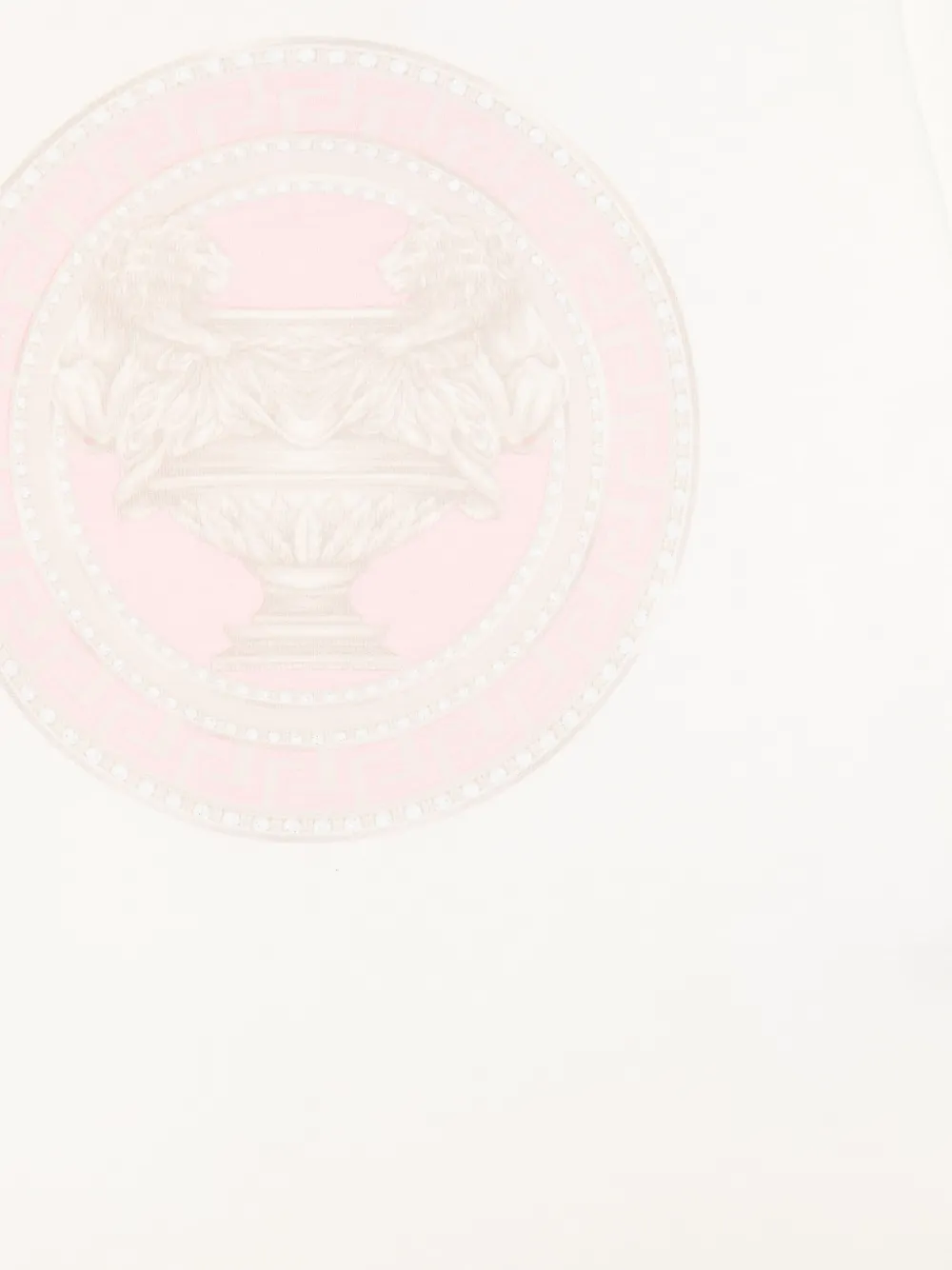 Versace Kids T-shirt met logoprint Wit