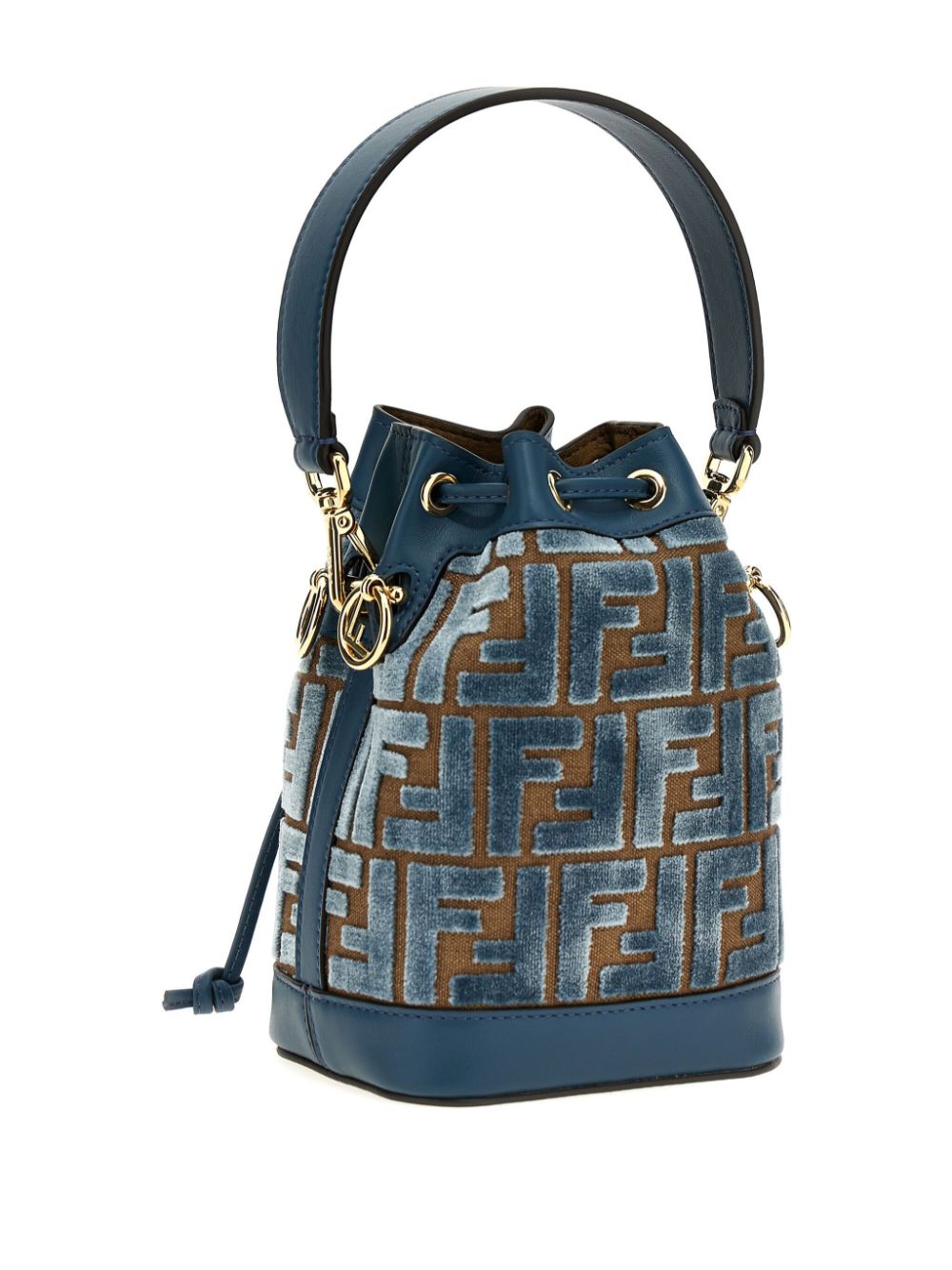 FENDI Mon Trésor kleine bucket-tas - Blauw