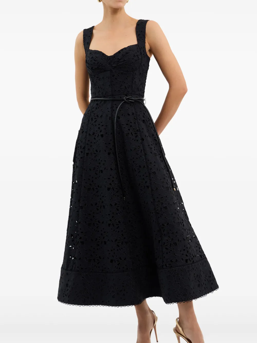 Rebecca Vallance Kitsu jurk Zwart