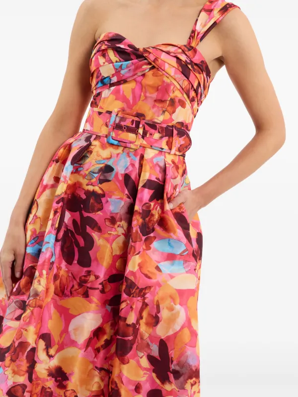 【REBECCA VALLANCE】ガーデニア ミディドレス REBECCA VALLANCE Gardenia Pleated Fit-&-Flare Mini Dress