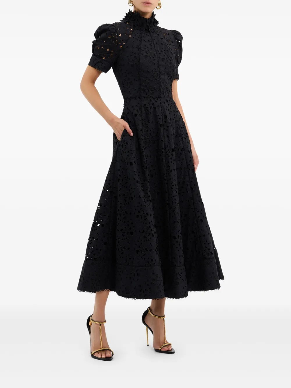 Rebecca Vallance Kitsu jurk Zwart