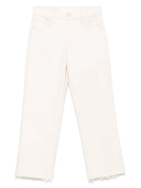 MOTHER Maven ankle-frayed jeans