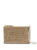 Loeffler Randall Yasmine rhinestone clutch bag - Gold