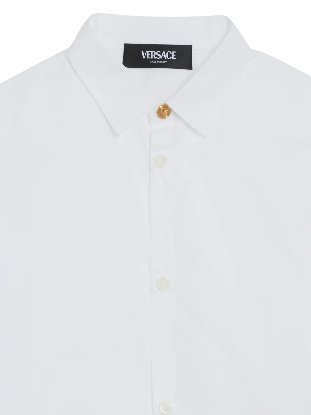 Versace Kids Katoenen shirt Wit