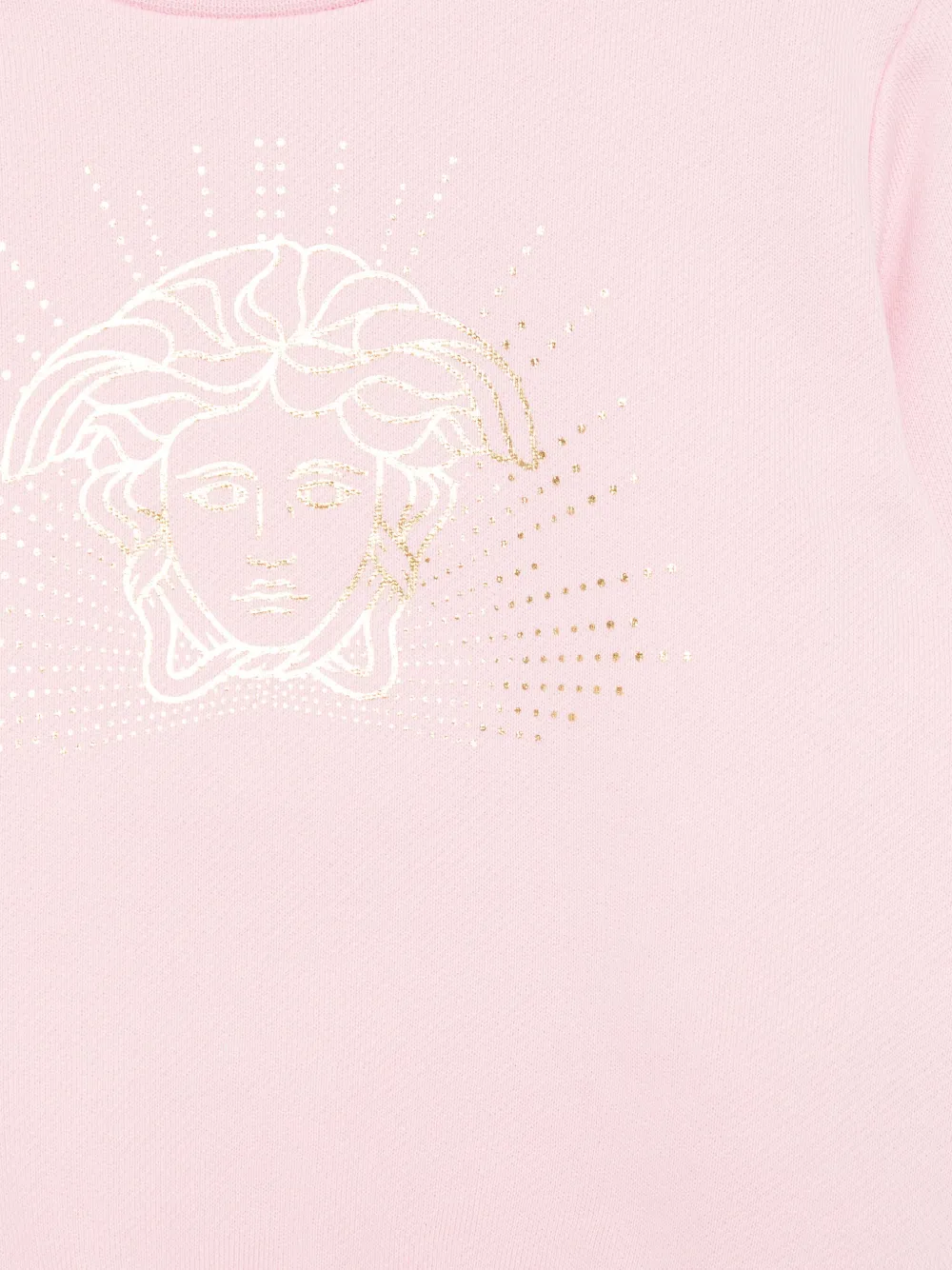 Versace Kids Sweater met logoprint Roze