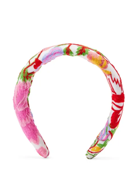 MARLO floral-embroidery head band