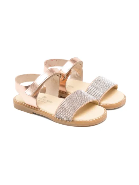ANDANINES sandalias con detalles de cristal