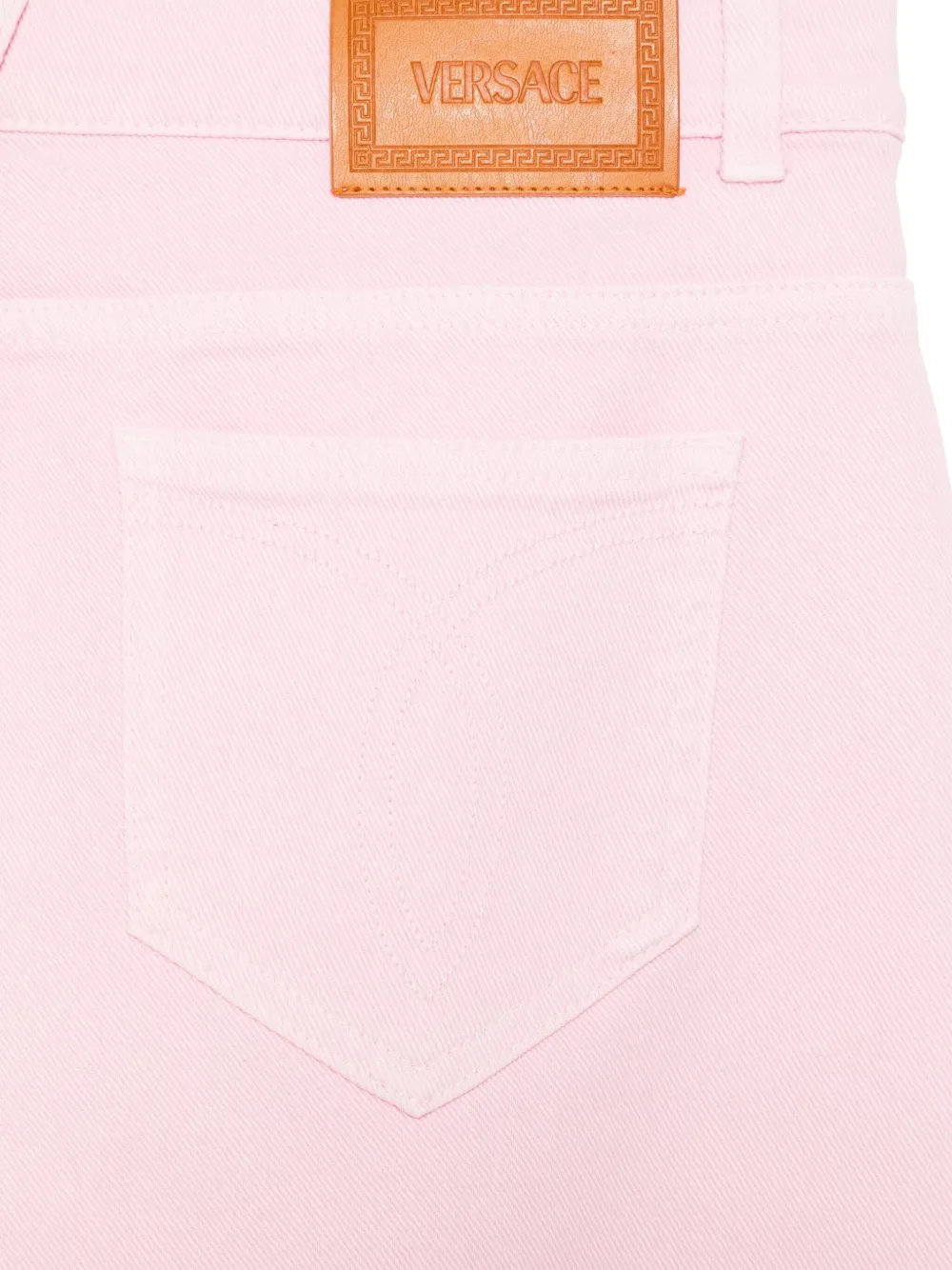 Versace Kids Straight jeans Roze