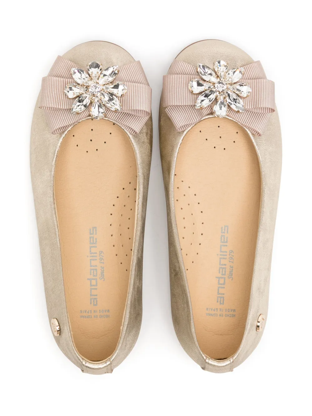 ANDANINES Sara Oro ballerina's Goud