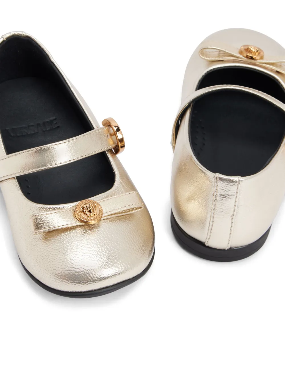 Versace Kids Gianni Ribbon ballerina's Goud