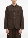 Universal Works Bakers checked button shirt - Brown