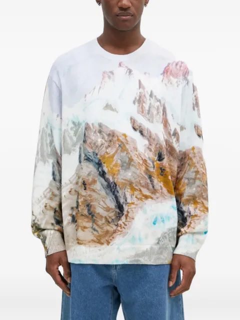 Vans printed crew-neck sweater