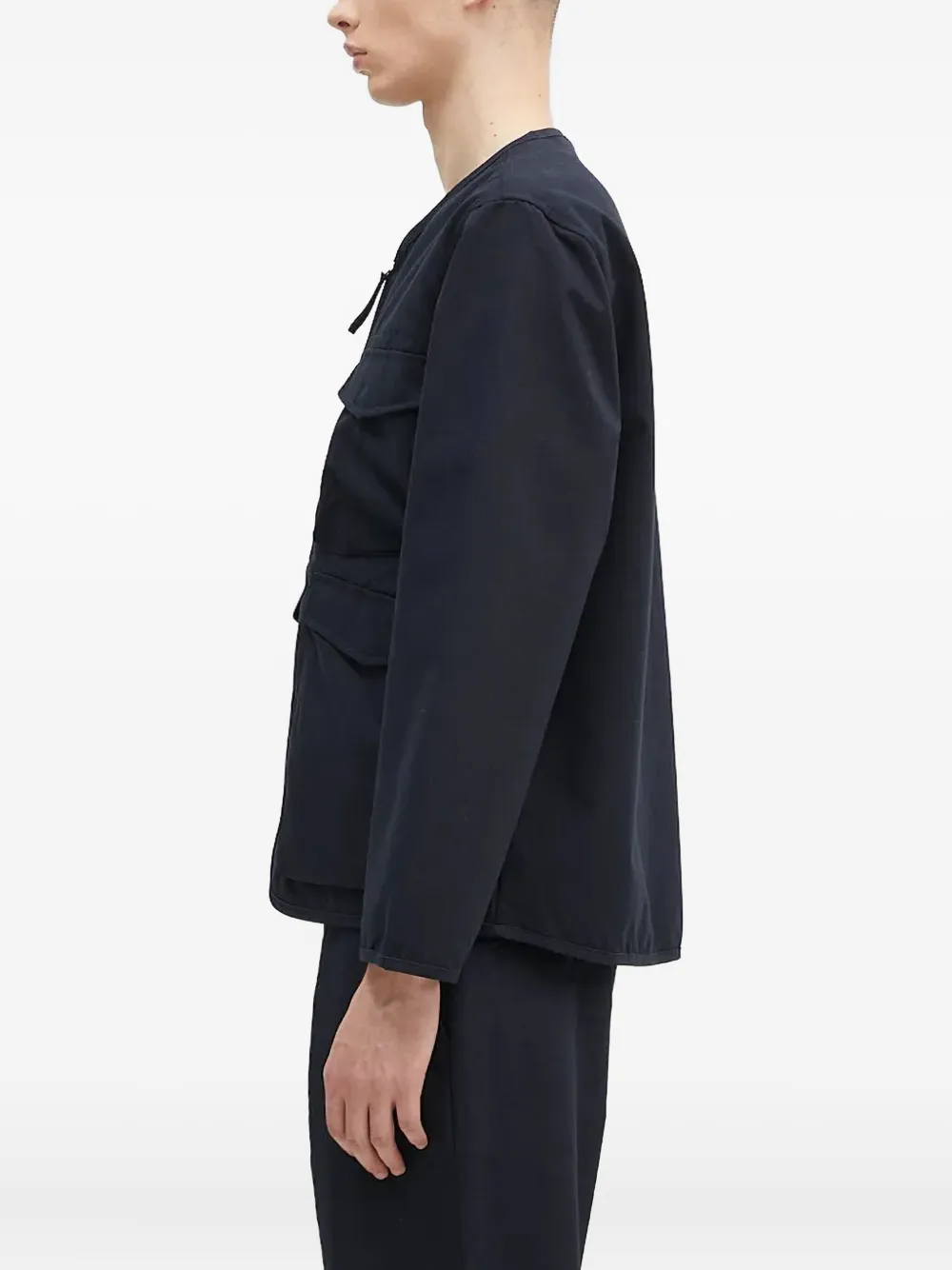 Universal Works Zip-front Pocket Jacket In Blue