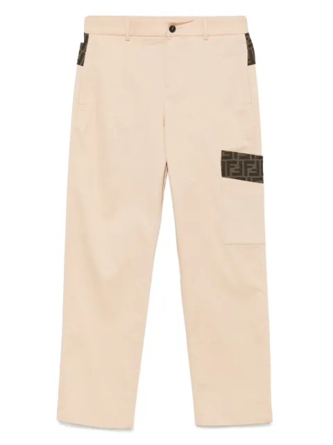 Fendi Kids Calça de gabardine