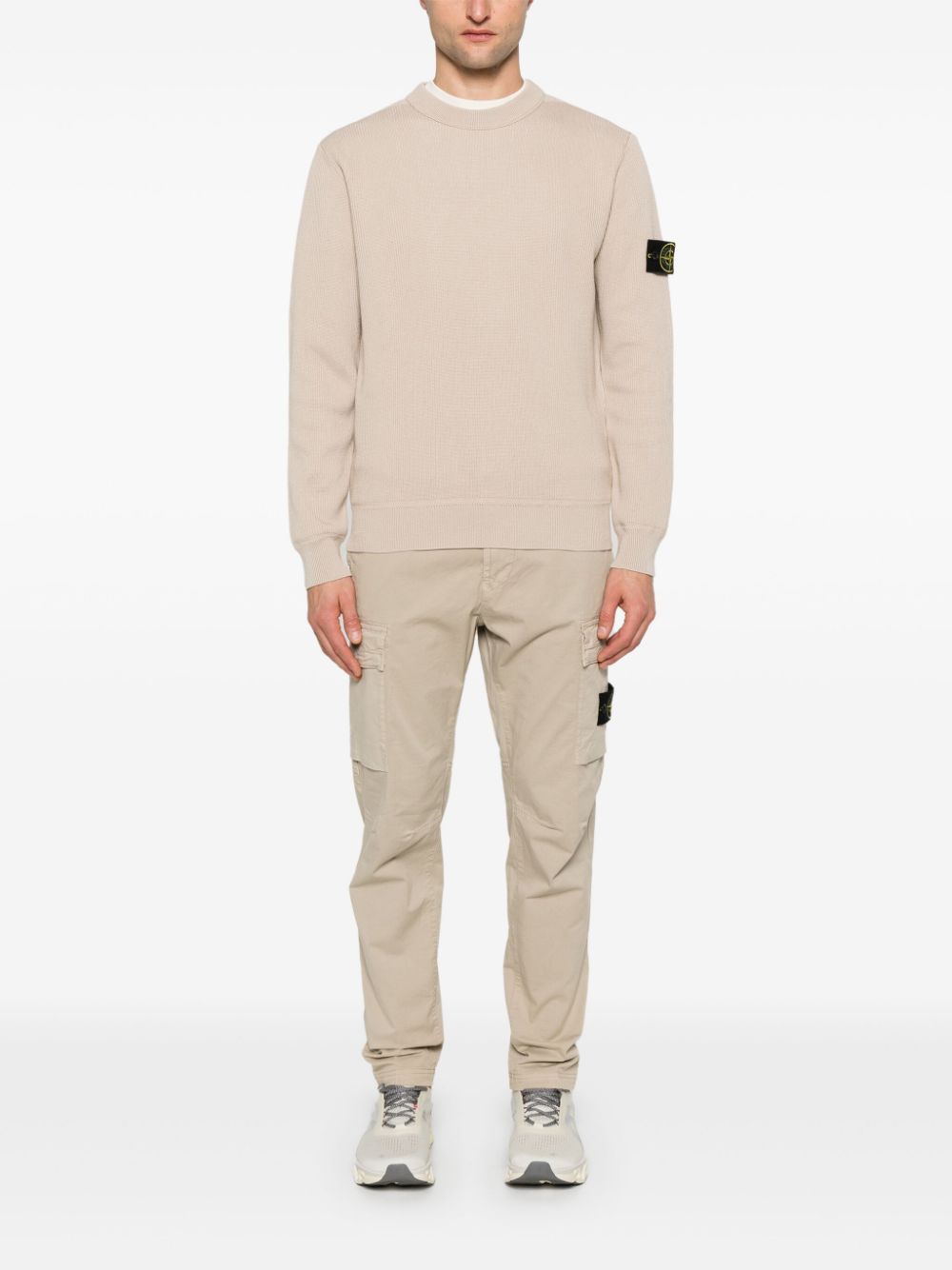 Stone Island Compass-badge sweatshirt - Beige