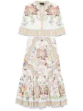 ETRO floral-print maxi dress - White