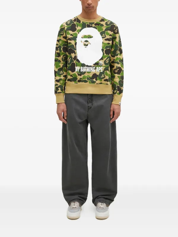 A BATHING APE® カモフラージュ スウェットシャツ | グリーン A BATHING APE® カモフラージュ スウェットシャツ | グリーン
