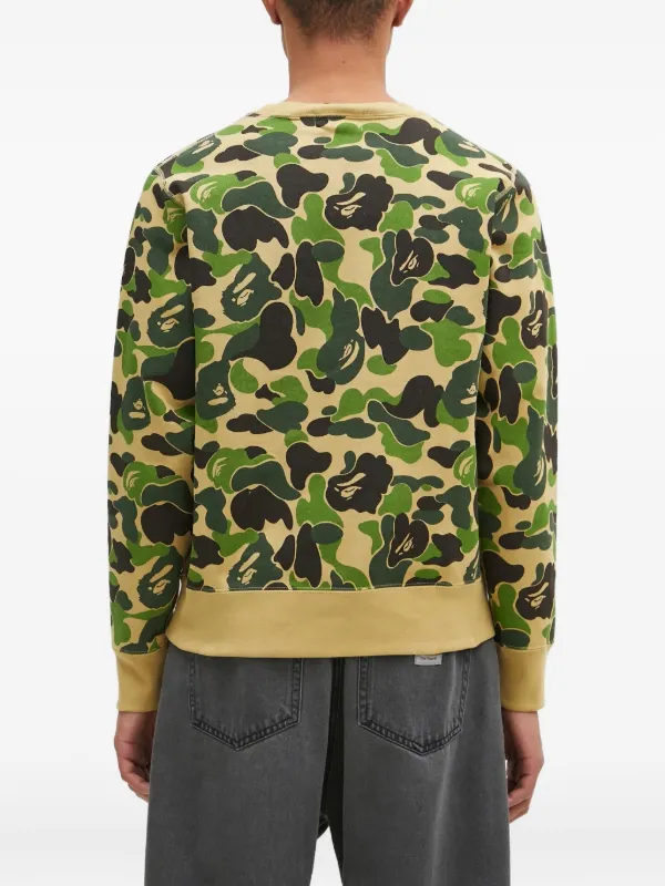 A BATHING APE® カモフラージュ スウェットシャツ | グリーン