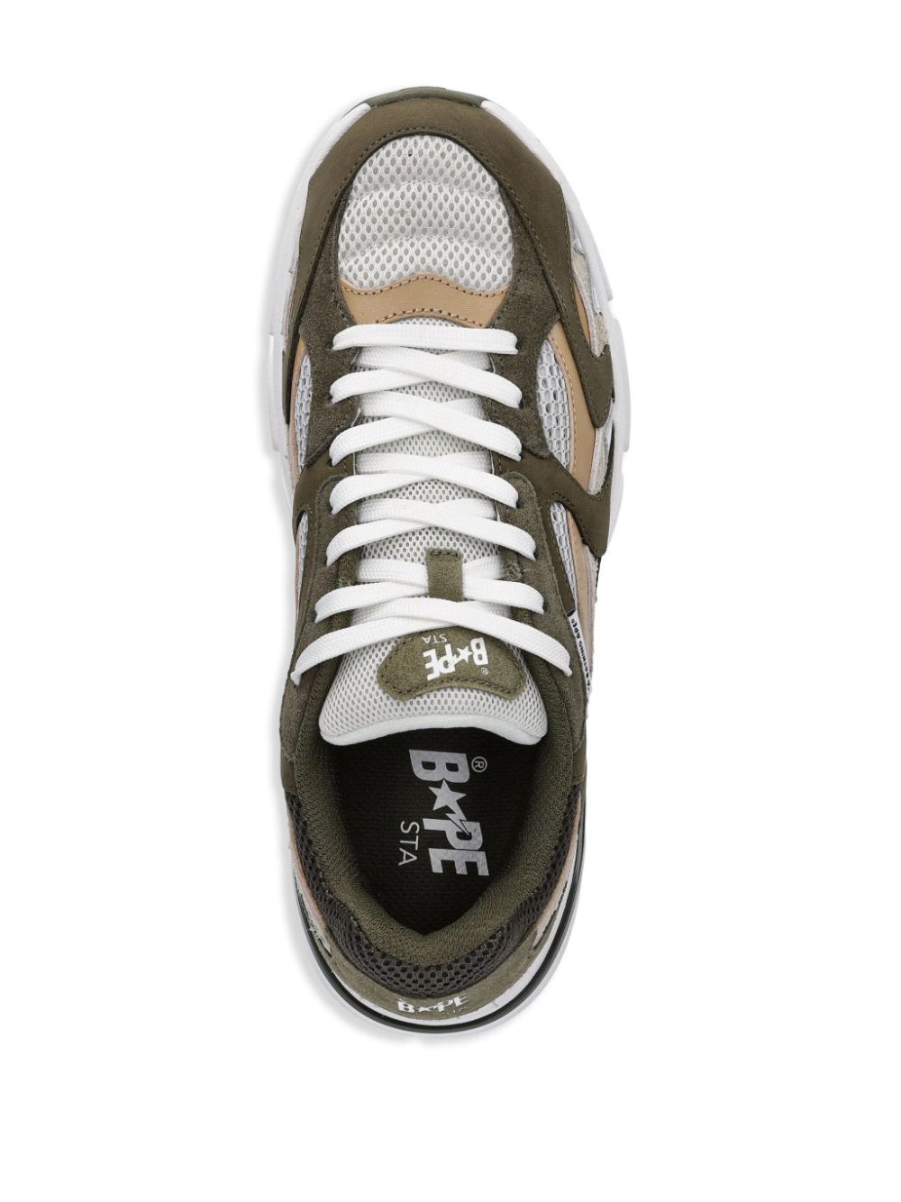 A BATHING APE Shark STA sneakers Groen