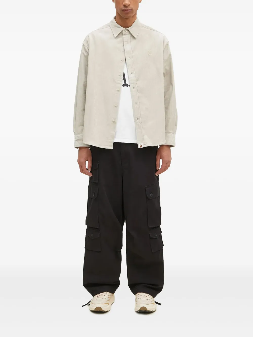 A BATHING APE® corduroy button-down shirt | Image 2