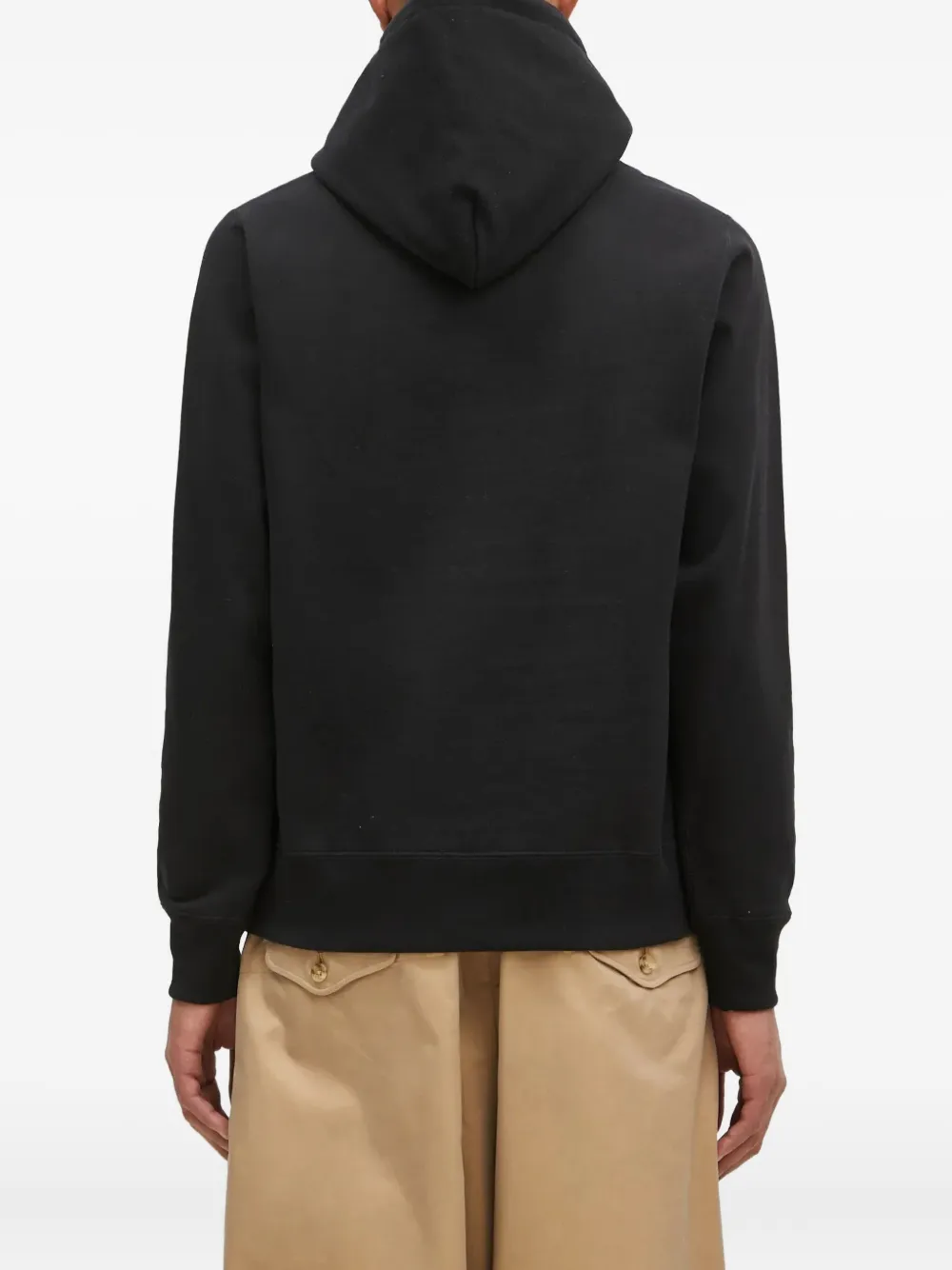 A BATHING APE Hoodie met logo Zwart
