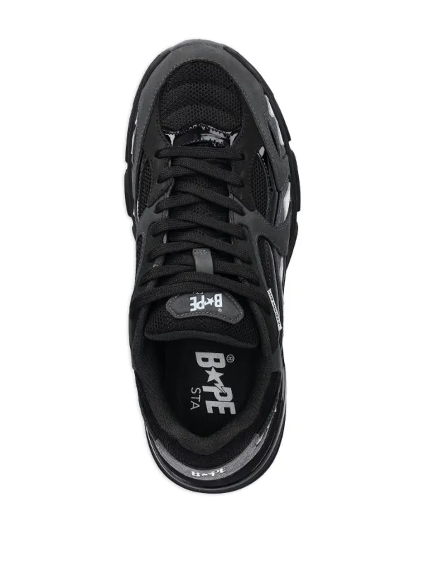 A BATHING APE® Shark Sta スニーカー | ブラック | FARFETCH JP