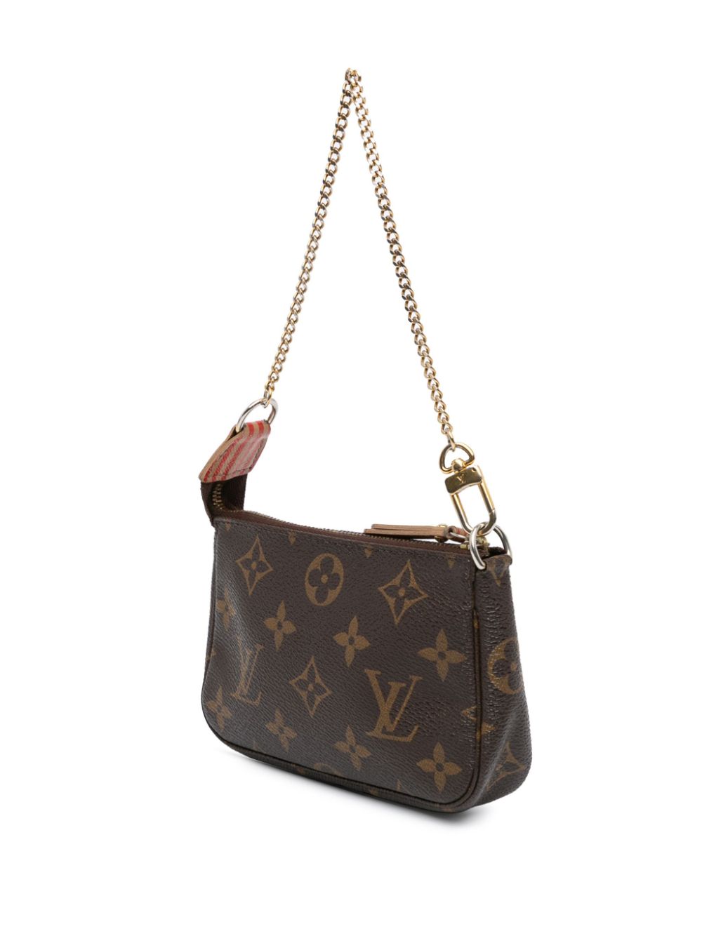 Louis Vuitton Pre-Owned 2013 Monogram Trunks and Locks Mini Pochette Accessoires shoulder bag - Bruin