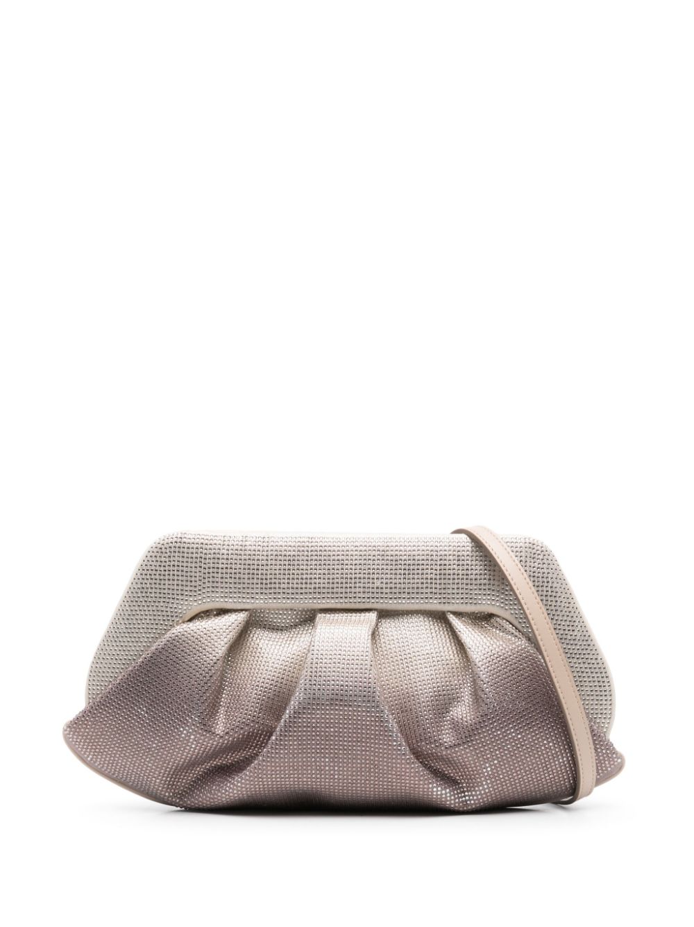 Themoirè Emera clutch bag