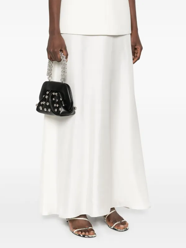 Themoirè Gea Clutch Bag | Black | FARFETCH