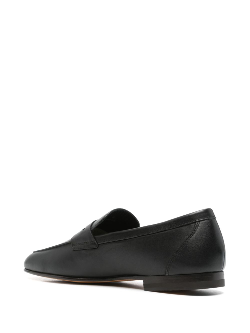 Tod's leather loafers Black