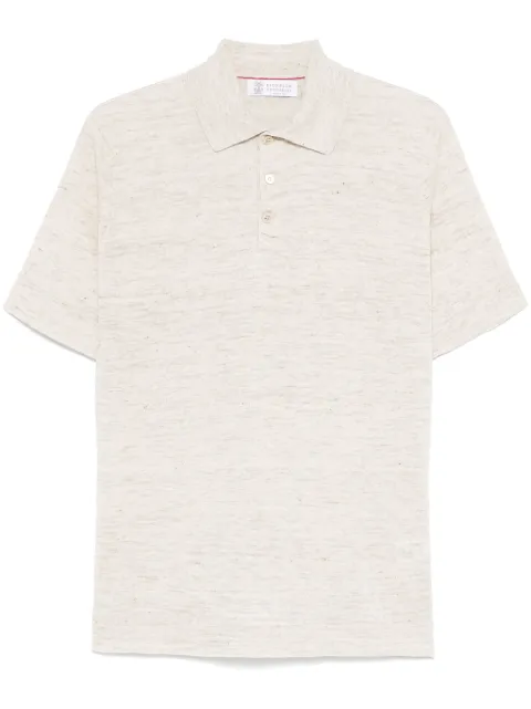 Brunello Cucinelli polo en maille fine