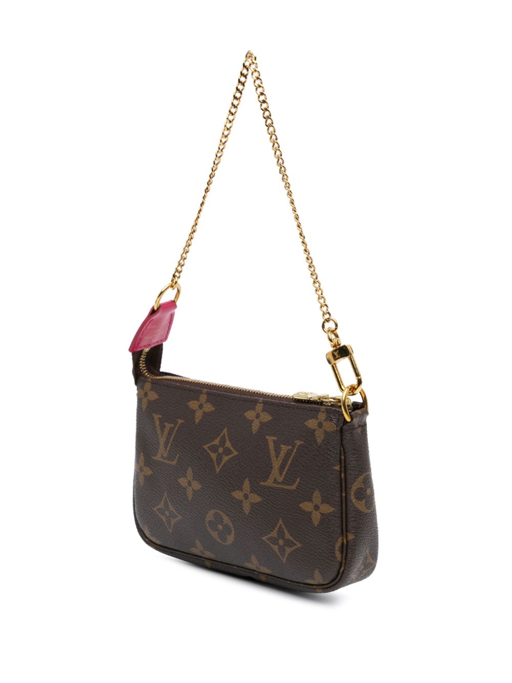 Louis Vuitton Pre-Owned 2020 Monogram Vivienne Christmas Print Mini Pochette Accessoires shoulder bag - Bruin