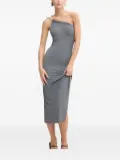 Rick Owens Lilies single-shoulder strap midi dress - Grey