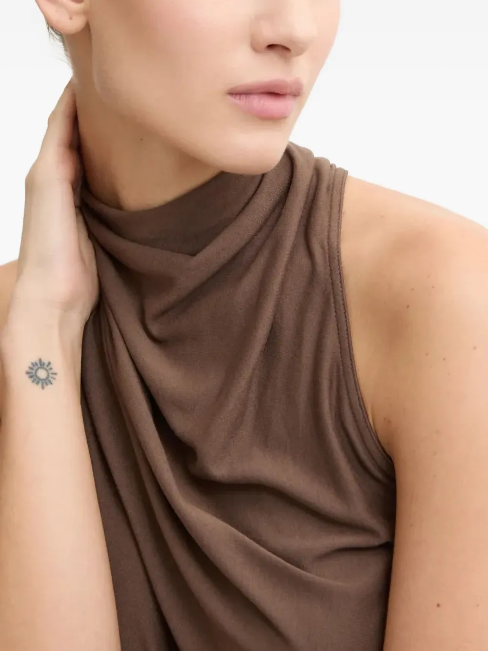 Rick Owens Lilies draped halter-neck top Bruin