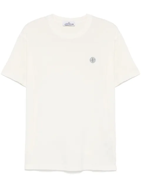 Stone Island playera con aplique Compass