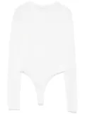 WARDROBE.NYC polka-dot bodysuit - White