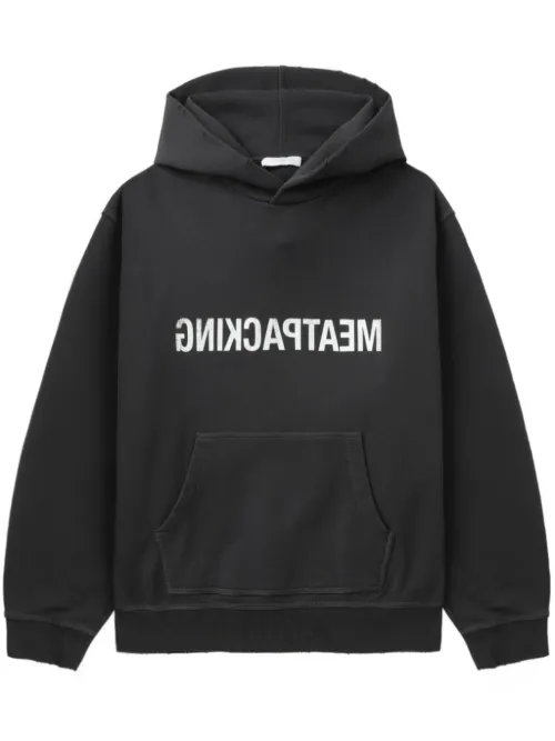 X Maison Kitsune hoodie en coton - Helmut Lang - Modalova